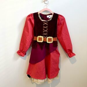 Disney Store Kids Captain Red Pirates of the Caribbean Costume Dress Size M